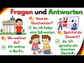 📘 German Speaking Practice A1–A2 | Daily Questions &amp; Answers 🗣️