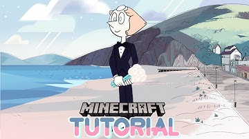 Minecraft Steven Universe Wedding Pearl Statue Building Tutorial