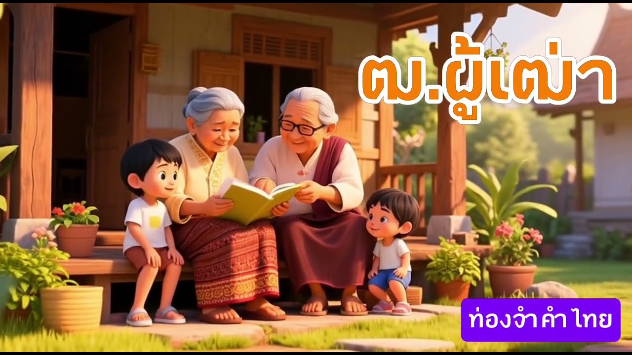 ก.เอ๋ย ก.ไก่ #ท่องจำคำไทย #สำหรับเด็ก #cartoon #วิดีโอเด็ก #nurseryrhymes