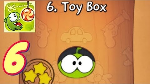 Cut the Rope:  Gameplay Walkthrough Part 6 - Toy box 1 To 25 Level Full (Android, iOS)