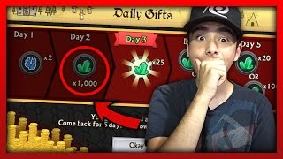 Knights and Dragons - INSANE DAILY REWARDS!! 1000 Gems Possible?!? screenshot 4
