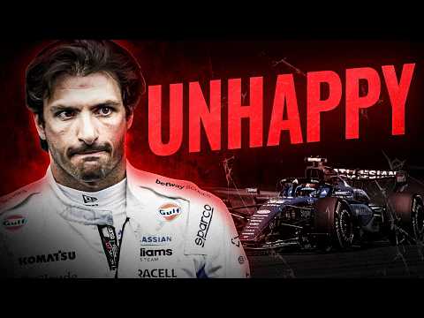 Why Carlos Sainz is NOT HAPPY with Williams F1 team!