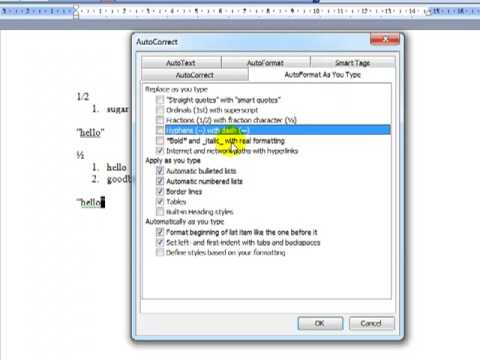  Update New AM 3.3.5.1. Mise en forme automatique du texte Microsoft Word 2003