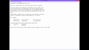 How to Edit Hosts File Windows 8.1