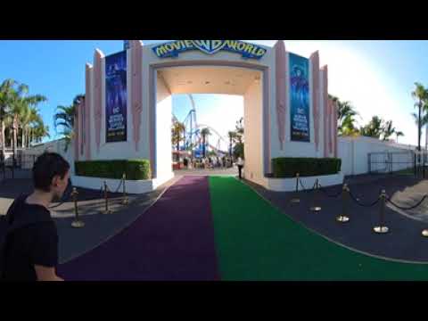 Parque de Diversões Movie World em 360° de Gold Coast - Australia - Parte 1