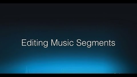 Editing Music Segments with Wwise 2017.2