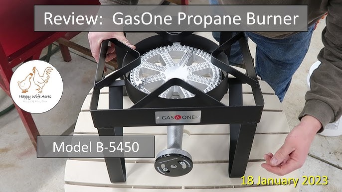 Gasone GAS One 200000 BTU Square Heavy Duty Single Burner Outdoor Stove Propane Cooker