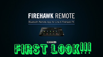 Line 6 FIREHAWK Remote APP First Look