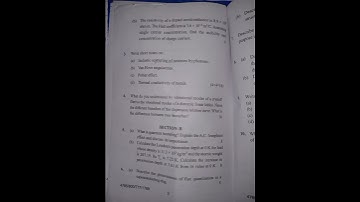 M.Sc. Physics// 2nd sem//Condensed matter physics//question paper 2025// HPU