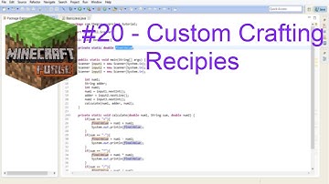 Minecraft forge modding 1.7.X - Crafting recipies