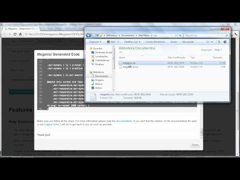 Meganizr - Installation Tutorial [Responsive CSS3 Mega Menu]