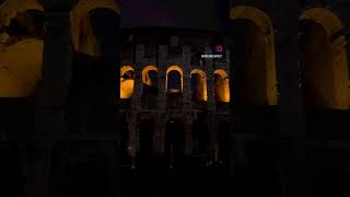 Roman Colosseum At Night