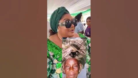 Actress Foluke Daramola-Salako at K1DEULTIMATE's mother's burial