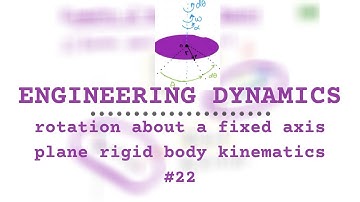 ROTATION | PLANE RIGID BODY KINEMATICS  | Engineering Dynamics