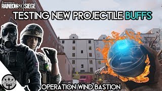 New Projectile Buffs Showcase Distance & Gadget Comparison - Op Wind Bastion