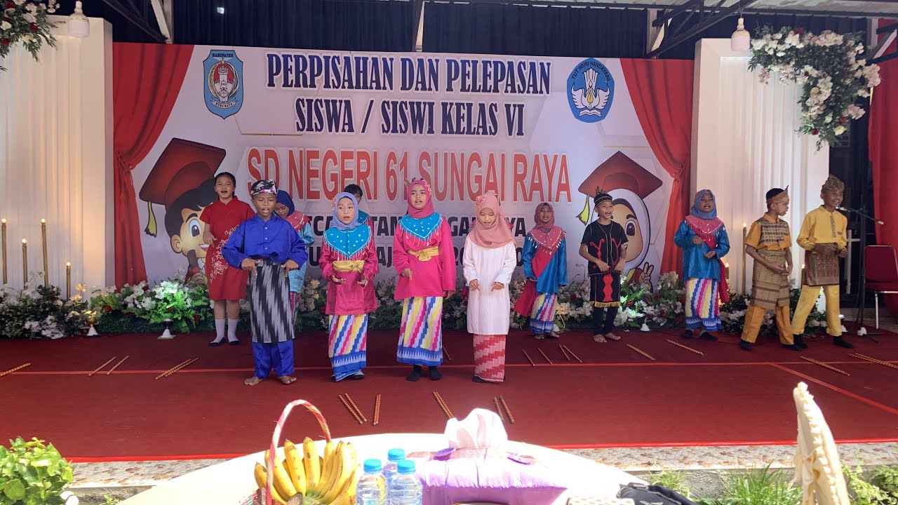 PERPISAHAN DAN PELEPASAN SISWA/SISWI KELAS VI SDN 61 SUNGAI RAYA TAHUN PELAJARAN 2022/2023