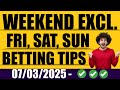 Football Predictions Today | WEEKEND Soccer Predictions | FRI, SAT, SUN