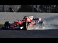 Ferrari Quickest Again On Wet Final Day | F1 Testing 2017, Day 4