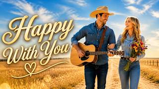 Happy With You (FEMALE VOCAL) | Country Love Song | Godek Hetfield | official lyric video