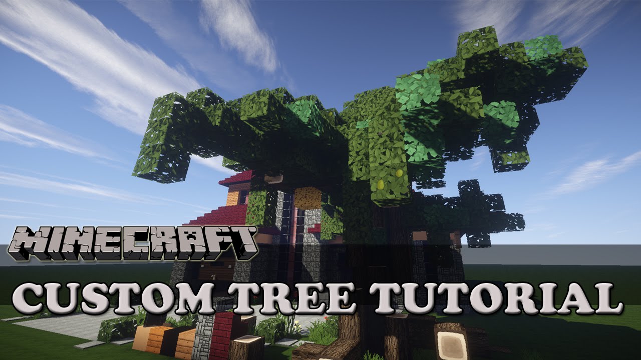 Minecraft: Tutorial/ Custom Tree - YouTube