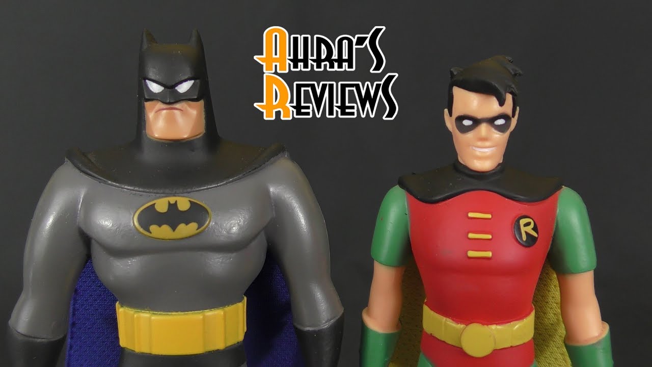 Nj Croce Batman & Robin Animated Series Bendable Figures Review Recensione  - YouTube