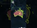 AUSTRALIA MAP ANIMATION WITH CAPITAL #shorts