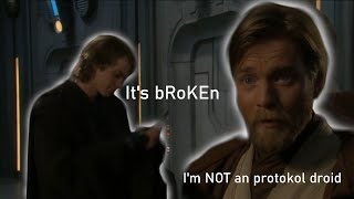 Star Wars 3 deleted elevator scene | Anakin and Obi Wan being funny