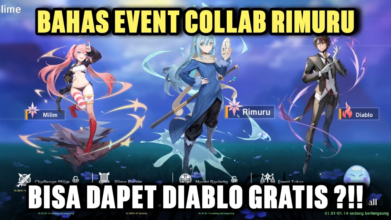 Bahas Event Collab Rimuru Di Game The Legend Of Neverland
