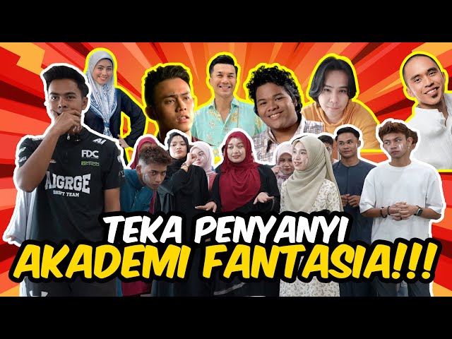 TEKA PENYANYI AKADEMI FANTASIA !!! BOSS JADI HOST SEMUA BEHAVE... class=