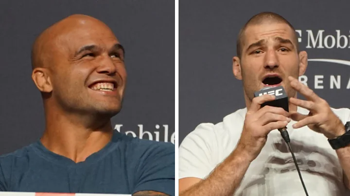 Sean Strickland: Robbie Lawler Laughing his A## Off | UFC 276 Press Conference Highlights