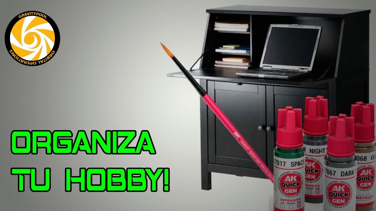 Area de pintura y modelismo - Organizando mi hobby en casa