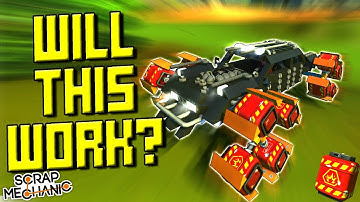 Explosive Wheels Challenge! [Your Turn!] - Scrap Mechanic Gameplay