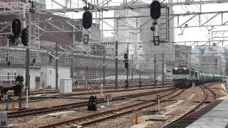 【HD】EF64-1049+EF64-1013重連タンク車専用貨物列車(3088レ) 名古屋駅