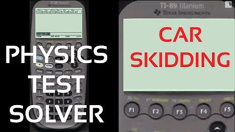 Physics Word Problems: Car Skid Find Speed