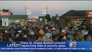 Fans Wait Hours To Get Into Jimmy Buffett At KeyBank Pavilion