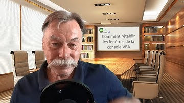 Excel VBA: Rétablir les fenêtres de l