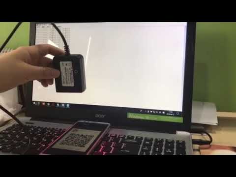 oem 2D barcode scanner reading QR code