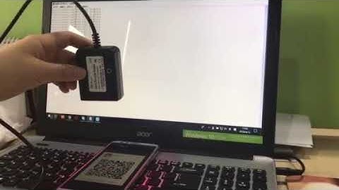 oem 2D barcode scanner reading QR code