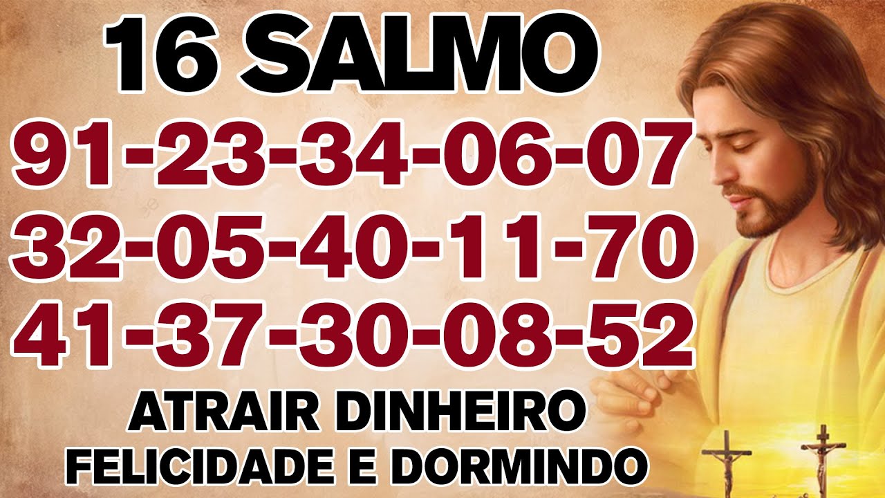 16 SALMOS PODEROSO da Bíblia PARA ATRAIR DINHEIRO, FELICIDADE E ABUNDÂNCIA DORMINDO 😴