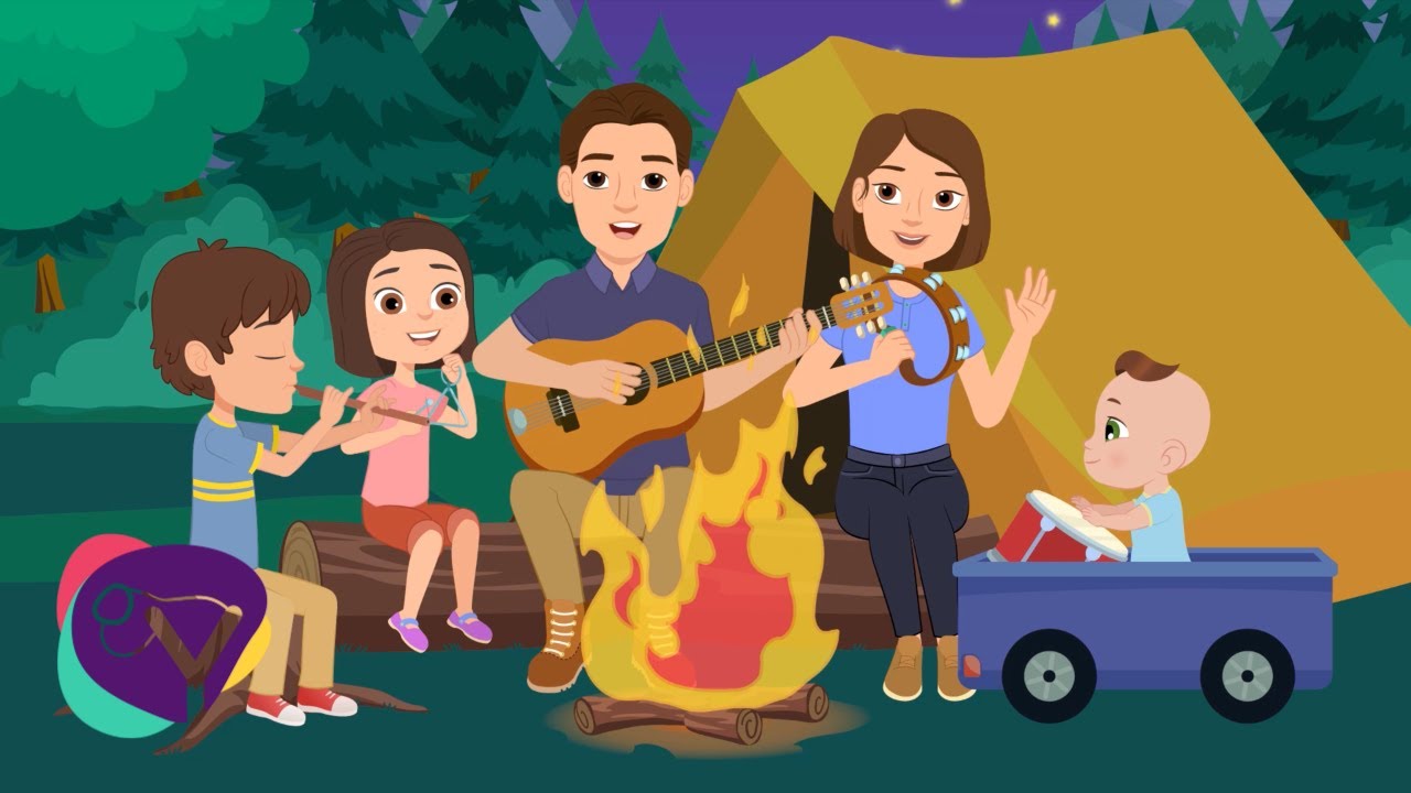 Head, Shoulders, Knees and Toes - Animated, with Lyrics