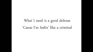 Criminal by Fiona Apple (lyrics)
