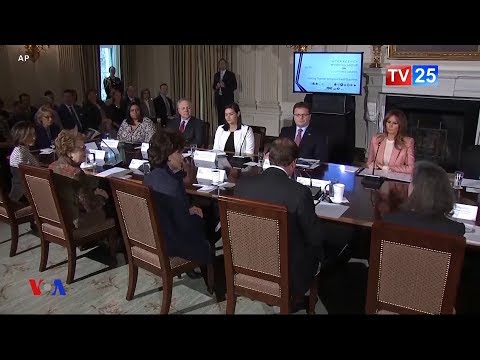 ამერიკის პირველი ლედის წამოწყების თაობაზე, თეთრ სახლში შეხვედრა გაიმართა