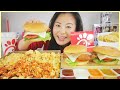 CHICK-FIL-A NUCLEAR FIRE MAC N CHEESE + SPICY CHICKEN SANDWICHES l MUKBANG
