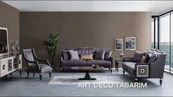 Gold Art Koltuk Takımı ART DECO Berke Mobilya