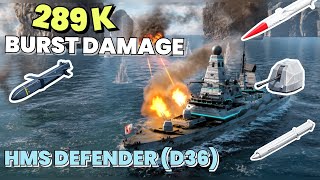 HMS DEFENDER (D36) | BAST BUILD FOR F2P PLAYERS | MODERN WARSHIPS |