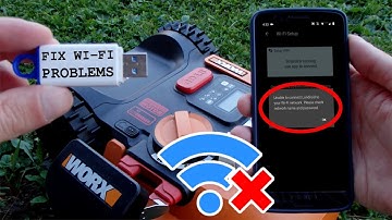 WORX Landroid WR142E • How to fix wi-fi connection problems and app configuration errors