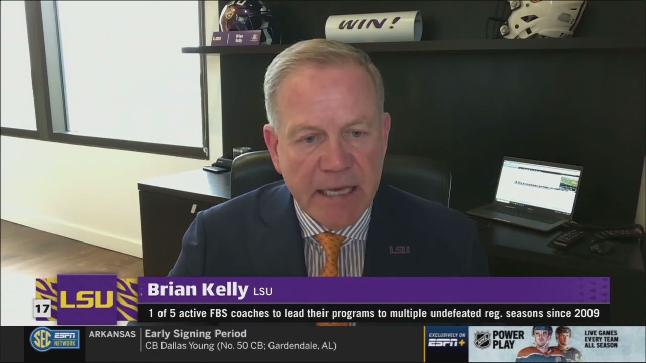 Brian Kelly on Paul Finebaum Show – Dec. 21 – LSU