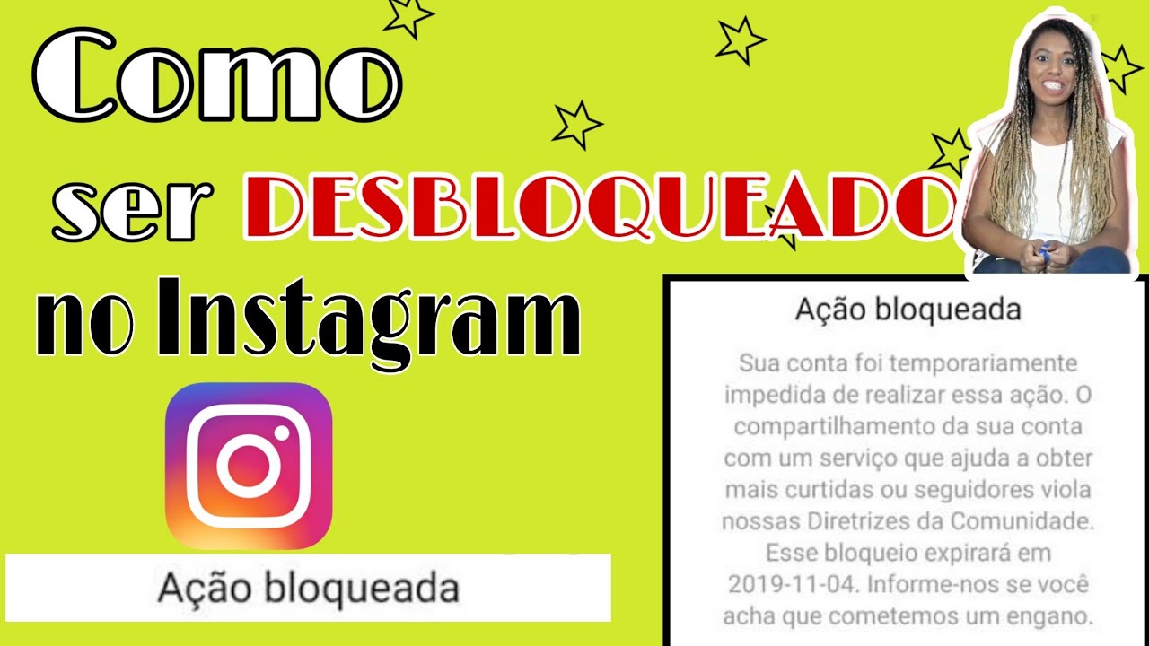 COMO SER DESBLOQUEADO DO INSTAGRAM FACILMENTE YouTube