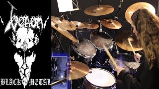 VENOM - Black metal drum cover