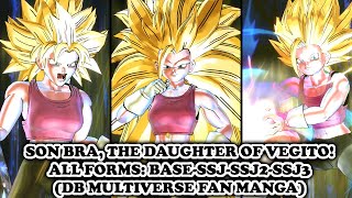 The Strongest Female Saiyan Son Bra Base-Ssj-Ssj2-Ssj3 Vegitos Daughter Db Multiverse Dbxv2